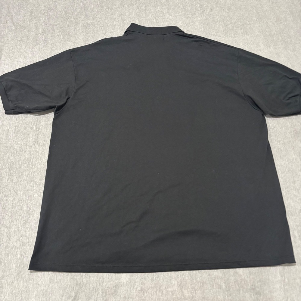 Vintage Russell Athletic‎ Mens XXL Black Polo Shirt True Temper Bulldog Made USA - Picture 8 of 8